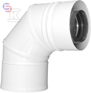 ONNLINE SKK Kolano przyłączeniowe DN 60/100 stal koncentryczne