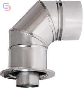 KRZYS-POL SKK Kolano redukcyjne DN60/100x80/125 do Ferroli