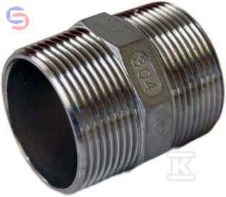 AEON Nypel GZ3/4" DN20 Stal Nierdzewna 0.06kg