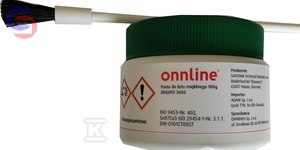 ONNLINE Pasta topnik z cyną 100g z pędzlem