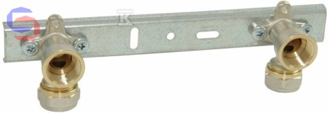 ONNLINE Płytka montażowa 150mm z kolankiem GW 16mmx1/2"