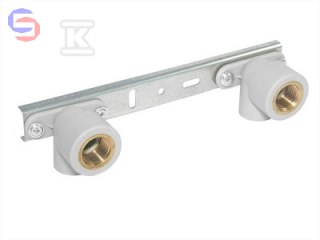 ONNLINE Płytka montażowa 150mm z kolankiem GW 20/12 PPR