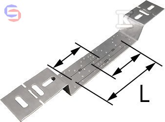 KAN-therm SCA ACCESSORIES Płytka montażowa 80-150mm metalowa