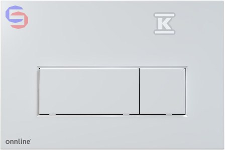 ONNLINE ONNLINE Przycisk spłukujący biały 42x175x257mm