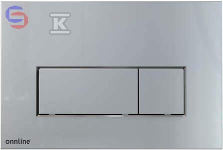 ONNLINE CGJ545 Przycisk spłukujący chrom 42x175x256mm 0,33kg