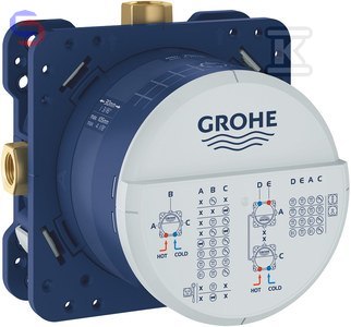 GROHE RAPIDO SMART BOX Uniwersalny Element Podtynkowy 1/2" 3x1/2"