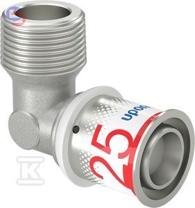 Uponor S-Press PLUS Kolano GZ 25-R3/4"MT MLC