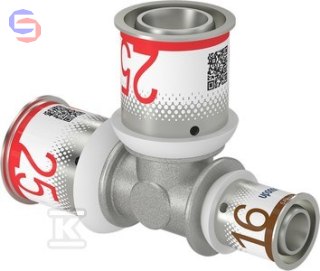 Uponor S-Press PLUS Trójnik Redukcyjny 25-25-16 MLC