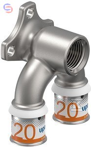 Uponor S-Press PLUS U-kolano naścienne 20-Rp1/2"FT MLC