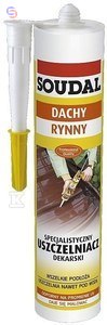 SOUDAL Specjalistyczny Uszczelniacz Dekarski Bezbarwny 280ml