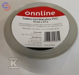 ONNLINE Taśma instalacyjna PVC 33m x 30mm 0,196kg