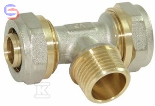 ONNLINE Trójnik skręcany GZ 16mm x 1/2" STZ1612_ON