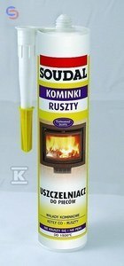 SOUDAL Uszczelniacz do pieców 1500°C 280ml 0,56kg