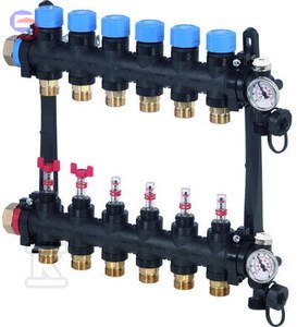 Uponor Vario M Rozdzielacz z Przepływomierzem FM 5xG3/4 2.5kg