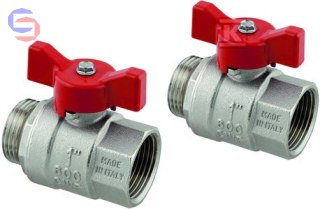 UPONOR VARIO Zawór kulowy niklowany G1-G1 0,95kg