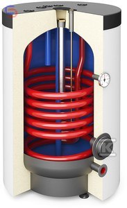 GALMET RONDO PREMIUM SGW(S) 140L Wymiennik emaliowany 86kg