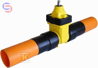 AEON Zasuwa do gazu DN80/OD90 PN10 PE100 NBR 16.4kg