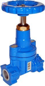 ZASUWA DO WODY DN40 PN16 GW11/2" Z KÓŁ AEON