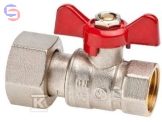 VALVEX SPIN Zawór kulowy mosiężny 1/2"x1/2" PN25 motylek