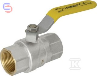 FERRO KGN1 Zawór kulowy gazowy 1/2" GW-GW typ G61 mosiężny