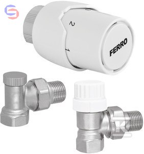 FERRO ZTM21 Zestaw termostatyczny kątowy 1/2" 0.5kg