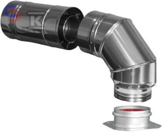 KRZYS-POL SKK Zestaw do szachtu kondensacyjny DN60/100 plastik