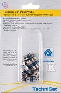 ZŁĄCZE F MINI-COAX KOMPR.SAMOZ.(10SZT. TECHNISAT