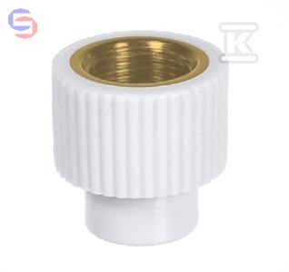 ONNLINE Złączka PP z GW mosiężnym 20/12 mm 0,04 kg