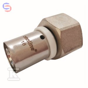 ONNLINE Złączka zaprasowywana 25mm x 1" ze śrubunkiem GW