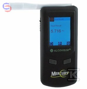 Alkomat Profesjonalny AISKO ALCOVISOR MERCURY z Drukarką Elektrochemiczny
