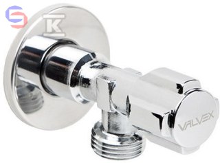 VALVEX Base Zawór Kątowy Grzybkowy 1/2"x1/2" stal