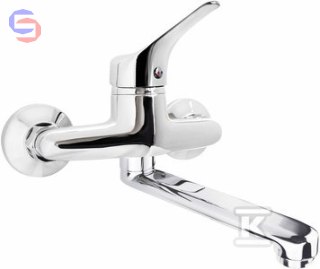 DEANTE JOKO Bateria Umywalkowa Ścienna Chrom 0,09x0,15x0,24m