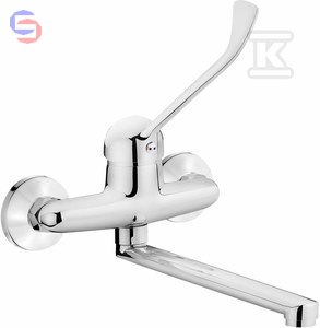 DEANTE JOKO CLINIC Bateria zlewozmywakowa ścienna chrom 0,32x0,16x0,08m