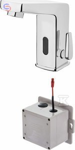 DEANTE SENSOR Bateria umywalkowa stojąca chrom 4x1,5V