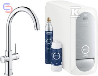 GROHE BLUE HOME Zestaw startowy bateria kuchenna z filtrem 0.65x0.4x0.6m 23.9kg