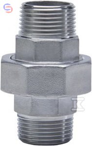 GEBO G316 Dwuzłączka gwintowana stal nierdzewna 1 1/2"