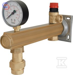 FERRO Grupa bezpieczeństwa CWU 6 bar szybkozłącz GBMW60SN01