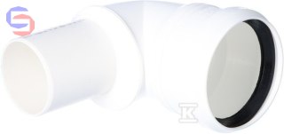 ONNLINE Kolano PP Redukcyjne 87° DN60/80 Uszczelka EPDM