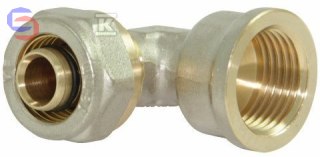 ONNLINE Kolano 90° skręcane GW 16mm x 1/2" Kształtka zaciskowa