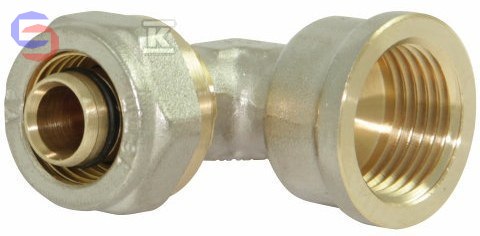 ONNLINE Kolano 90° skręcane GW 16mm x 3/4" Kształtka zaciskowa