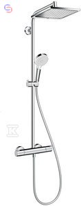HANSGROHE CROMETTA E 240x240 Zestaw Prysznicowy z Termostatem