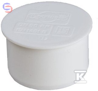 ONNLINE Korek HT 50 biały sanitarny PP