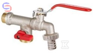 VALVEX Oligo Duo Zawór kulowy czerpalny 1/2x3/4 mosiężny