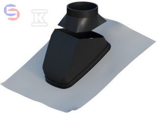 ONNLINE Przejście kominowe dach skośny 25-50° DN100-125 OLZB125UBPS