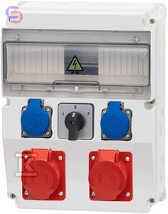 ONNLINE POWER Rozdzielnica CAJA 12M 16/32/5 2x230V L/P