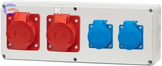 ONNLINE POWER Rozdzielnica HORIZONTAL 16/32/5 2x230V 1.07kg