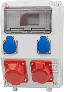 ONNLINE POWER Rozdzielnica CAJA 9M 16/32/5 2x230V 1.79kg