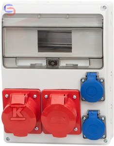 ONNLINE POWER Rozdzielnica LAGO 11M 16/32/5 2x230V 1.58kg