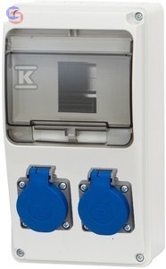 ONNLINE POWER Rozdzielnica LAGO 6M 2x250V 0.74kg