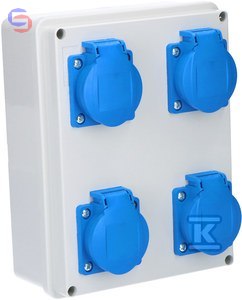 ONNLINE POWER Rozdzielnica R-190 4x250V 0,54kg 0,2x0,16x0,1m